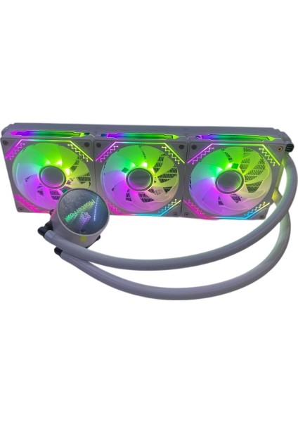 360 mm Masterfox Argb Sıvı Soğutma Beyaz 360MM fiyatları