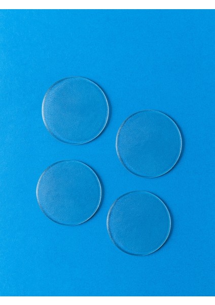 4 Adet Şeffaf Zemin Koruyucu Silikon Mat Gürültü Engelleyici Estetik Ped Dayanıklı Zemin Koruma 70 mm fırsatları