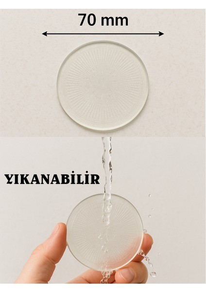 4 Adet Şeffaf Zemin Koruyucu Silikon Mat Gürültü Engelleyici Estetik Ped Dayanıklı Zemin Koruma 70 mm indirimleri