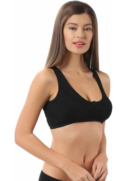 3'lü Paket %100 Pamuklu Ribana Boş Kap Balensiz Yarım Sütyen fiyatları