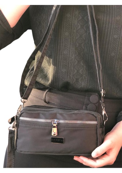 Saten 4 Bölmeli Özel Ayarlanabilir Hem Omuz Hem Kol Askılı Kalemlik El Çantası fiyatları