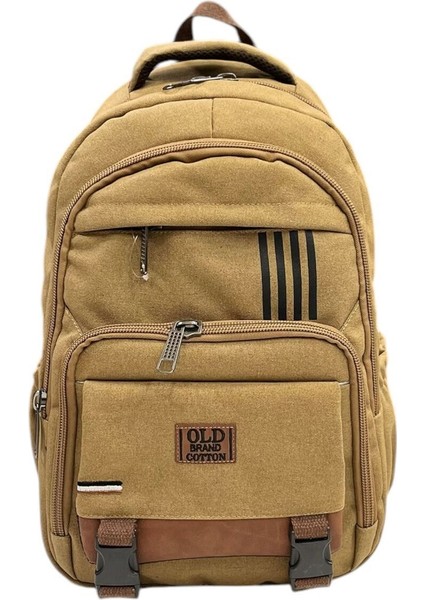 Çok Cepli Kanvas Kumaş Unisex Sırt Çantası fiyatları
