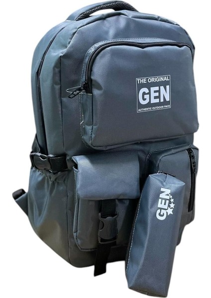 Su Geçirmez Kalemlikli Sırt Çantası, Okul Çantası