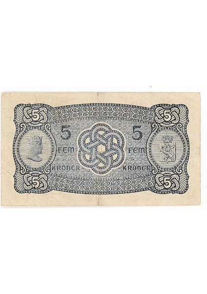 Norway Norveç 5 Kron 1940 Vf+ fiyatları