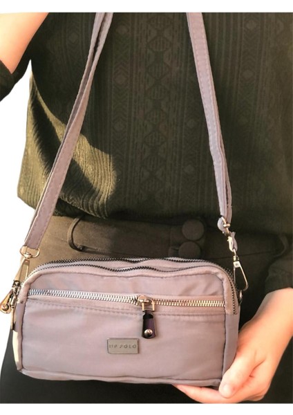 Saten 4 Bölmeli Özel Ayarlanabilir Hem Omuz Hem Kol Askılı Kalemlik El Çantası fiyatları