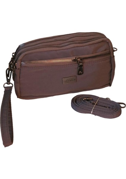 Saten 4 Bölmeli Özel Ayarlanabilir Hem Omuz Hem Kol Askılı Kalemlik El Çantası modelleri