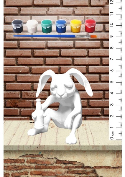 Dertli Tavşan Figür Yetişkinler Için Boyama Seti, Sanatsal Hobi, Büyükler Için Boyama,hediye Mandala