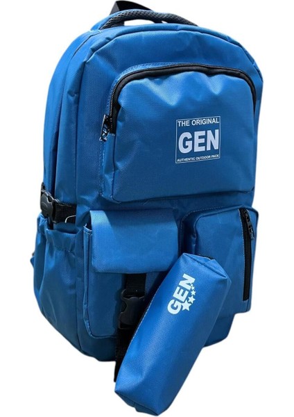 Su Geçirmez Kalemlikli Sırt Çantası, Okul Çantası