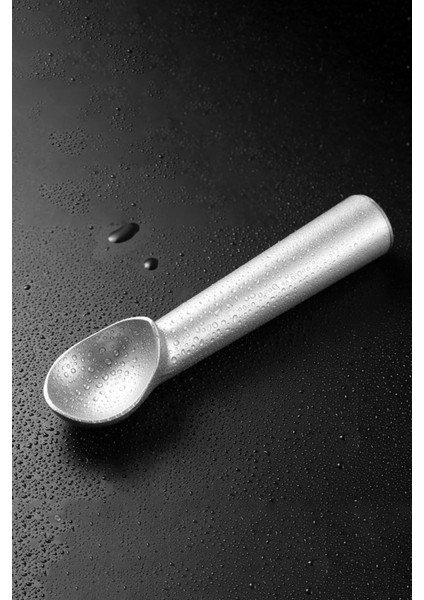 Alüminyum Dondurma Alma Kaşığı Gri, Pratik ve Şık Tasarım