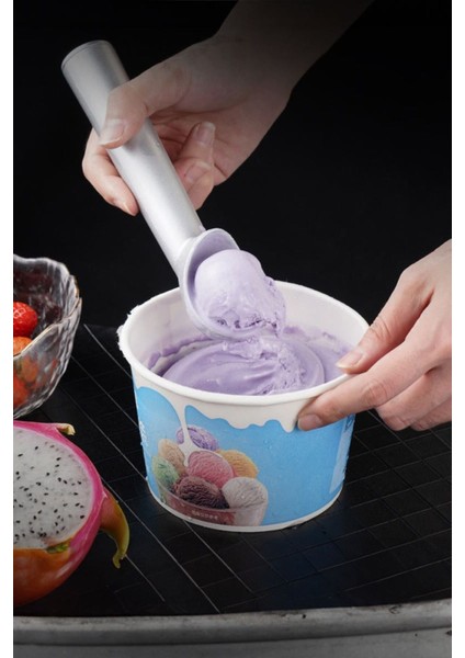 Alüminyum Dondurma Alma Kaşığı Gri, Pratik ve Şık Tasarım indirimleri