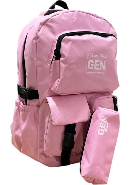 Su Geçirmez Kalemlikli Sırt Çantası, Okul Çantası