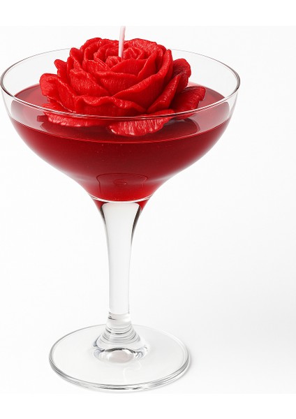 | El Yapımı Kokulu Çiçek Mum – Lüks Kadeh Tasarım, Romantik Dekoratif Obje ve Hediye modelleri