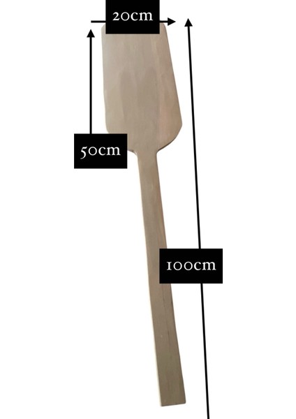 Pizza Severler İçin Ahşap Fırın Küreği | Ekmek, Pide, Lahmacun | Yerli & El Yapımı