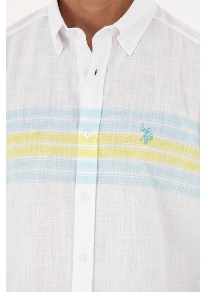 Erkek Mint Gömlek Desenli 50288923-VR090