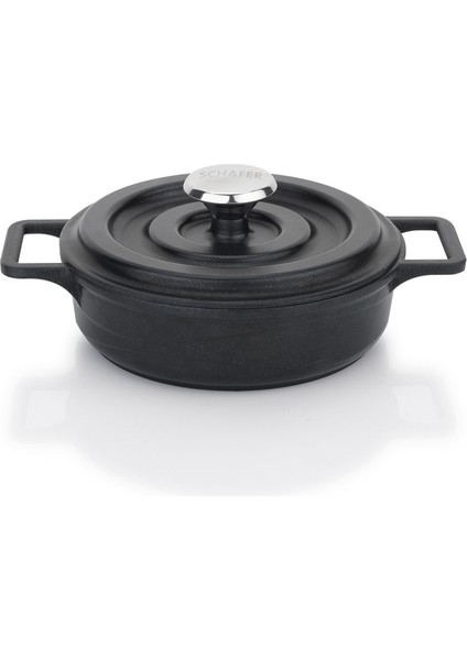 Mini Döküm Tencere Seti, 5 Parça, Siyah, Şık ve Dayanıklı Mutfağınız Için fırsatları