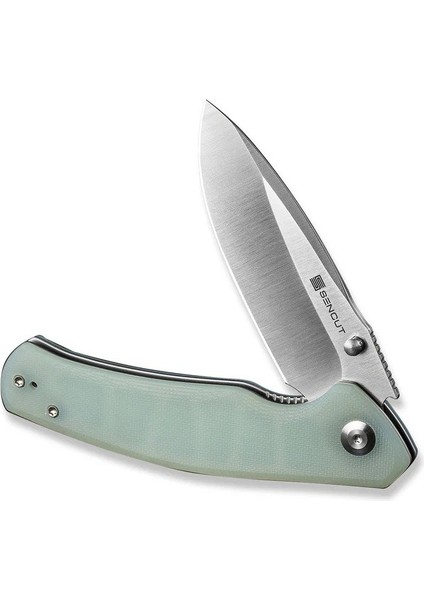 Slashkin Flipper & Thumb Stud Knife Natural G10 Handle Çakı fırsatları