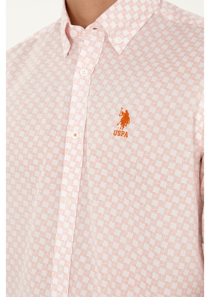 Erkek Pudra Gömlek Desenli 50282861-VR042