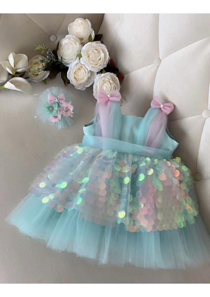 Deniz Kızı Konsept Tasarım Elbise Doğum Günü Düğün Elbisesi fiyatları