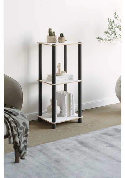 Turkuaz Çok Amaçlı Ahşap Raf Düzenleyici, Şık ve Kullanışlı Tasarım