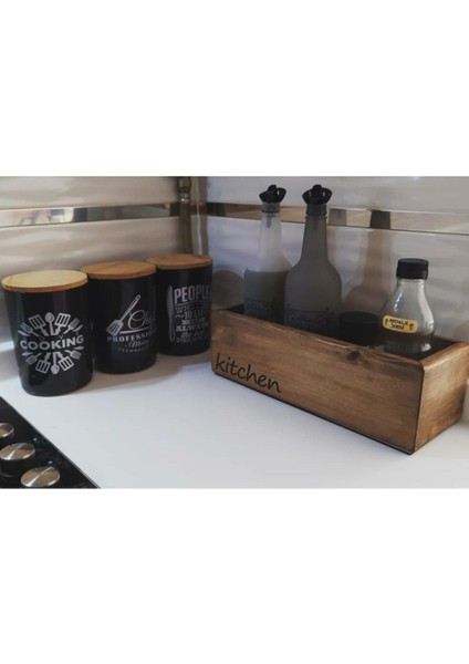 Pratik ve Şık Mutfak Düzenleyici Kutu Seti, Saklama Çözümleri