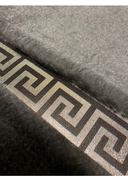 Meram Kaymaz Taban,Süper Emici 2'li Ultra Lüks Deri Detaylı Banyo Paspası Seti