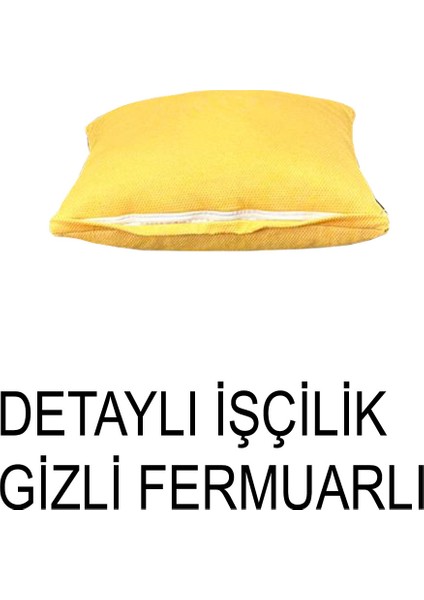 %100 Pamuk Petek 2'li Kirlent Kılıfı fırsatları