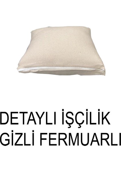 %100 Pamuk Petek 2'li Kirlent Kılıfı modelleri