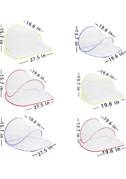 Kurulum Gerektirmeyen, Katlanabilir, Taşınabilir, Seyahat Tipi, Böcek Geçirmez, Fileli, Başlıklı, Mini Cibinlik, Renk: Büyütülmüş Kırmızı (Yurt Dışından) fiyatları