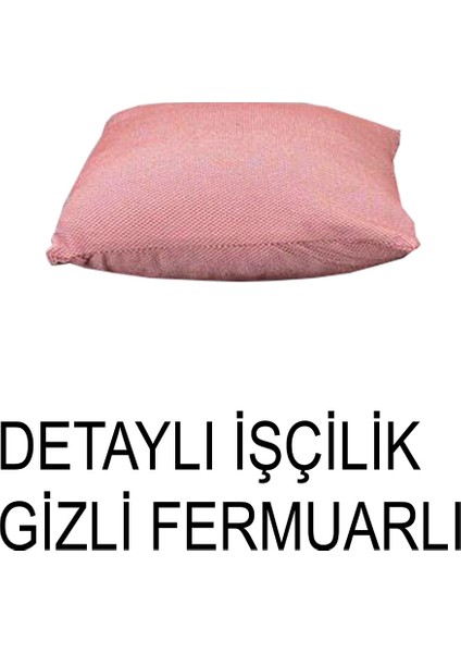 %100 Pamuk Petek 2'li Kirlent Kılıfı modelleri