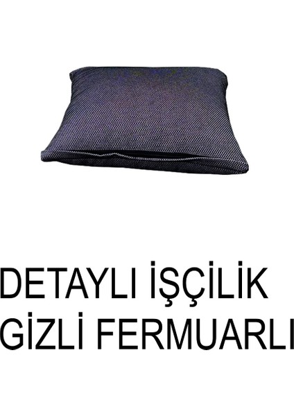 %100 Pamuk Petek 2'li Kirlent Kılıfı modelleri