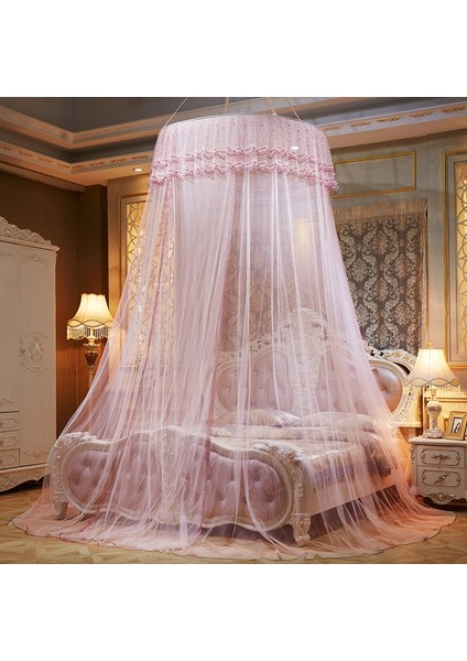 Kubbe Asma Zemin Cibinlik, Boyut: 1 Metre Çapında (Pembe) (Yurt Dışından)