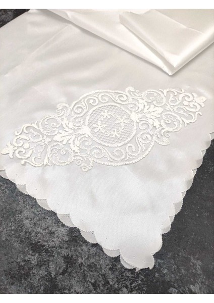 Dantelli Kapuçino Bohça, Gelin ve Nişan Için Şık Tasarım