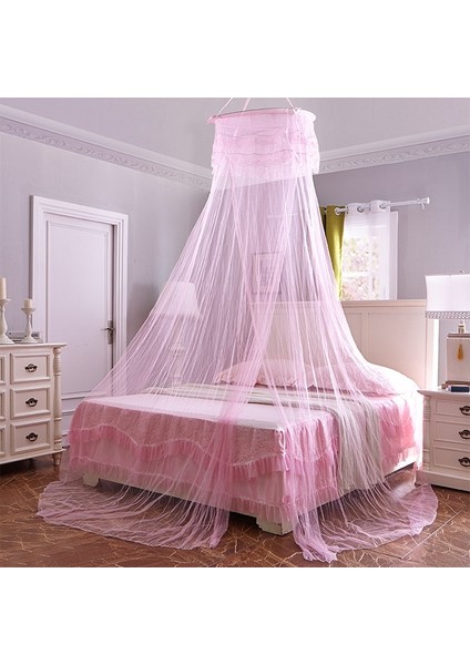 Ev Tipi Dairesel Asma Tavan Cibinlikli Prenses Çadırları (Açık Pembe) (Yurt Dışından)