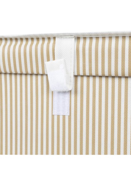 Gri Çizgili Çok Amaçlı Maxi Kutu Seti, Baza Altı Düzenleyici, 2'li