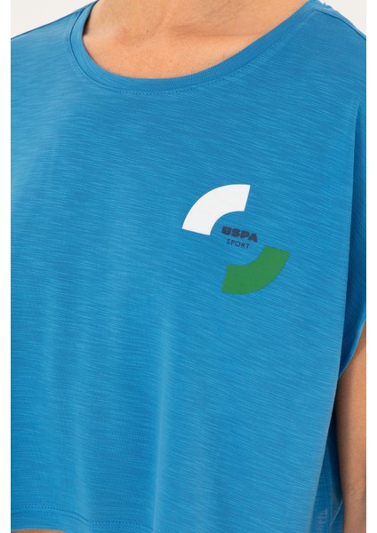 Kadın Saks Tişört 50284353-VR045