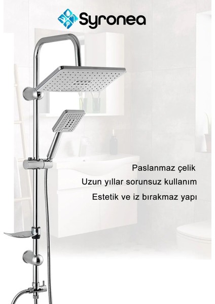 Mix Krom 3 Parça Banyo Mutfak Evye Lavabo Batarya Musluk Seti Duş Bataryası Evye Musluk modelleri