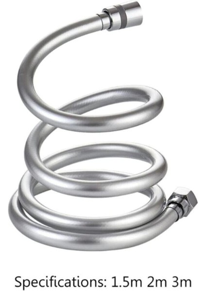 Gümüş Pvc Banyo Duş Hortumu Dayanıklı Banyo Musluk Duş Hortum 1,5 Metre fiyatları