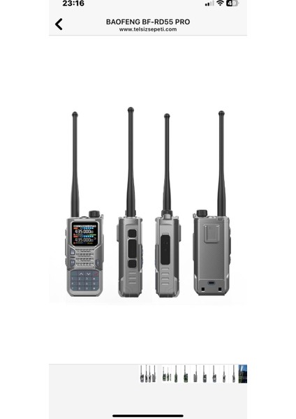 Bf-Rd 55 Pro Gri modelleri