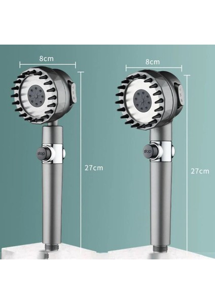 Masajlı ve Lif Özellikli Banyo Duş Başlığı 3 Fonksiyonlu ve Start Stop Özellikli Banyo Telefon Duş Baş fiyatları