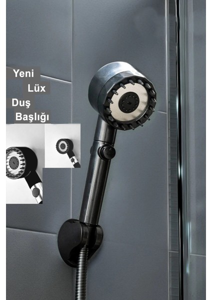 Sls Yeni Nesil Masajlı 3 Fonksiyonlu Siyah Renk Start-Stop Ultra Kaliteli Sağlam Basınçlı Duş Başlığı fiyatları