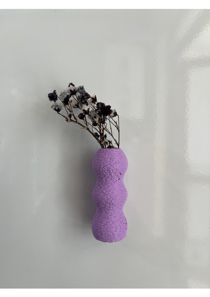 Miniflora - 5'li Magnetli Mini Vazo - Lila modelleri