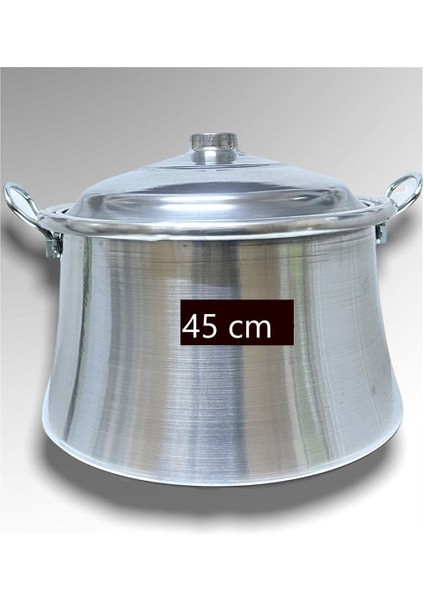 25 Litre Alüminyum Kazan ve Pişirme Tenceresi, 45CM, Dayanıklı ve Kullanışlı Ürün