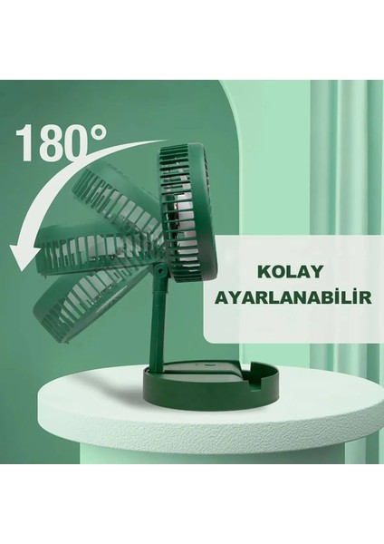 Masaüstü Vantilatör Şarjlı Vantilatör 3 Kademeli Vantilatör Fan Masa Üstü Kompakt Vantilatör modelleri
