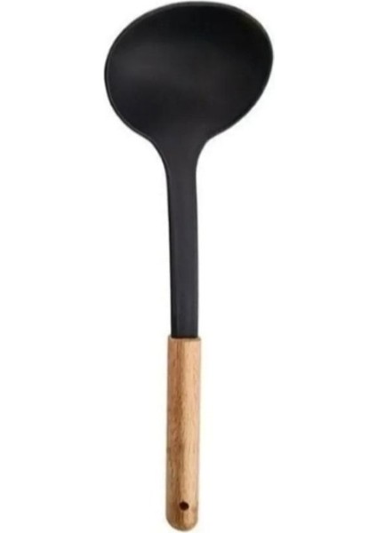 Ahşap Saplı Mutfak Seti: Kaşık, Kepçe, Spatula, Çırpıcı, Kevgir, Dayanıklı ve Şık Tasarım modelleri