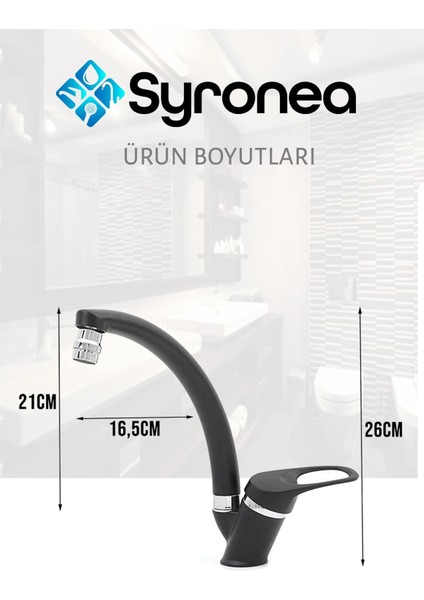 Siyah Mix Banyo Lavabo ve Batarya Seti Oynar Perlatörlü 3 Lü Set 3 Yıl Garanti fırsatları