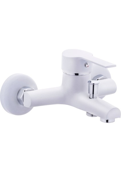 Delta Beyaz Ağır Gövde Banyo Duş Bataryası Lüx Banyo Lavabo Musluk modelleri