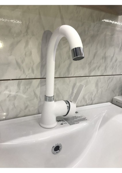 Mat Beyaz Nano Teknoloji Lavabo Bataryası