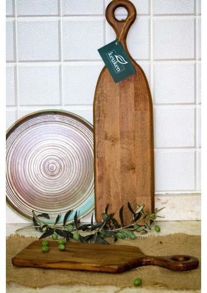 Koyu Ceviz Kesme ve Servis Tahtası, 2'li Set, Doğal Ahşap, Şık ve Dayanıklı Tasarım modelleri