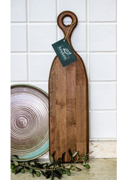 Koyu Ceviz Kesme ve Servis Tahtası, 2'li Set, Doğal Ahşap, Şık ve Dayanıklı Tasarım fırsatları