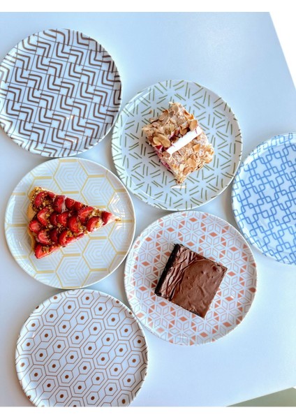 6 Kişilik Beyaz Pasta Takımı, 20CM, Şık ve Kullanışlı Tasarım modelleri